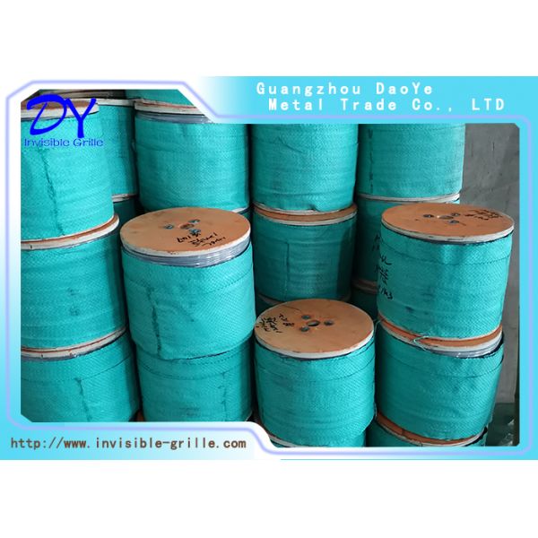 Invisible Sliding Security Grilles Stainless Cable Wire For Pets Protection