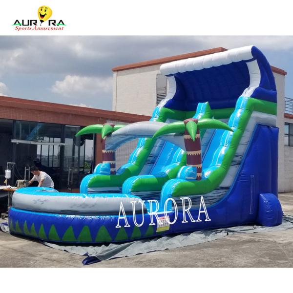 Cheap Strong PVC Custom Inflatable Slide With Obstacle Course For Events for sale