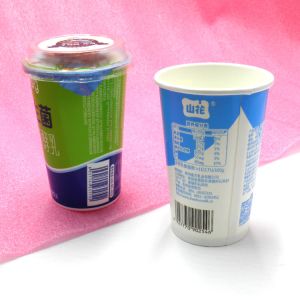 Buy cheap Printed Biodegradable Paper Yogurt Cup Disposable 4oz 6oz For Ice Cream from wholesalers