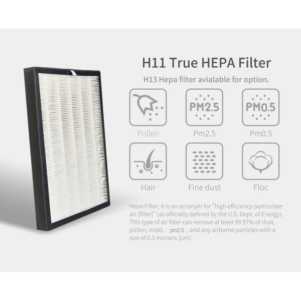HOMEFISH Negative Ion Household Air Purifier UVC Luftreiniger 220V