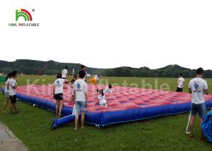 China Red Outdoor Obstacle Course Inflatable Sport Games , Inflatable 5K Run Races For Adults on sale