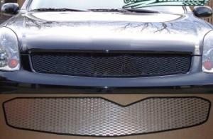 BLACK SPORT FRONT HOOD MESH GRILLE GRILL
