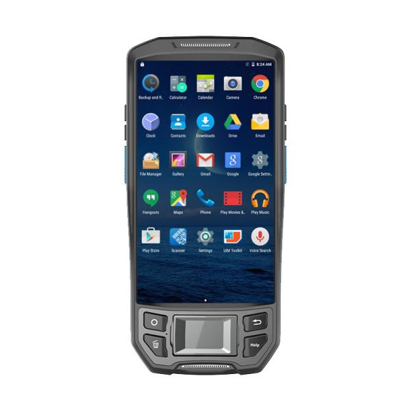 Cheap Biometric Fingerprint Scanner Barcode Reader Android POS Terminal Handheld PDA Device for sale