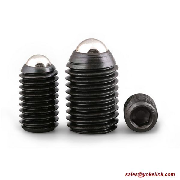 ASME B18.3, DIN 916 Brass Socket Set screws with Cup Point, Nylok patch