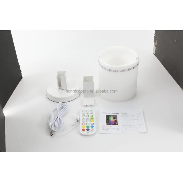 Modern Colorful LED Ambient Floor Light Bluetooth Remote Control 0.7kg Product Weight