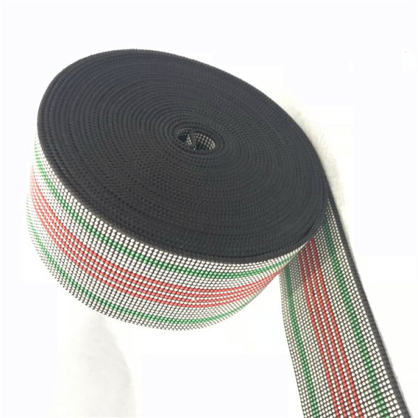 Customized Jacquard Sofa Elastic Webbing A042# 50%-60% Stretch Good Water Absorption