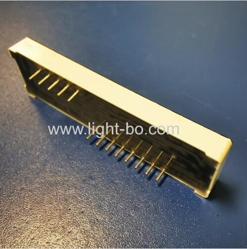 Ultra Thin Customized White Color 7 Segment LED Display Common Anode For Temperature Controller