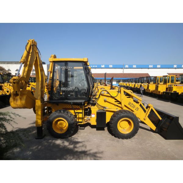 37KW 388H TW890 4 Wheel 580 Farms Core Motor Gearbox PLC World 4WD Excavator Loader Mini Tractor Backhoe