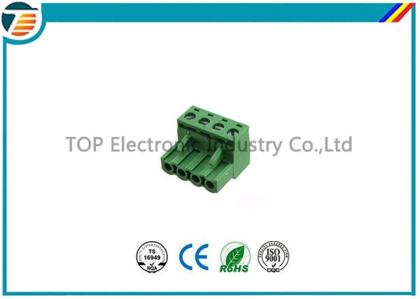 Cheap 4 Pin Electrical Terminal Block Connectors 4POS STR 5.08MM OSTTJ045153 for sale