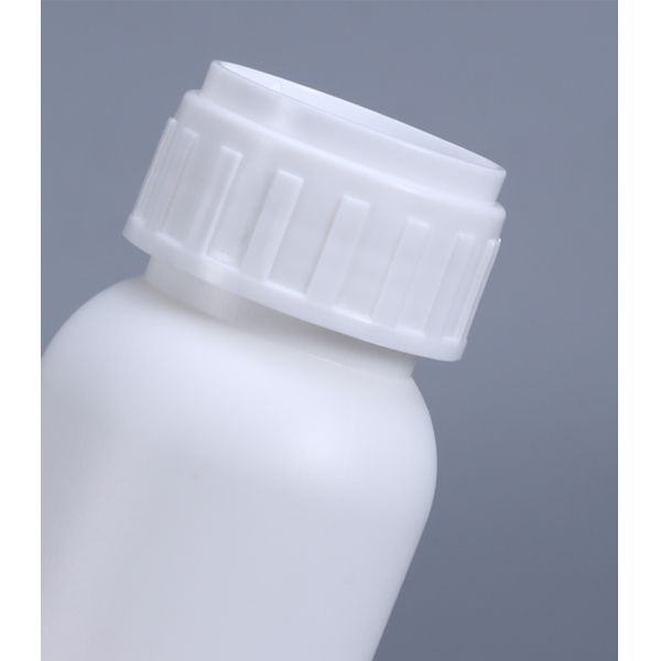 1000ML Round Pill Bottles Recyclable Fluorinated Plastic Bottles Reagent Grade