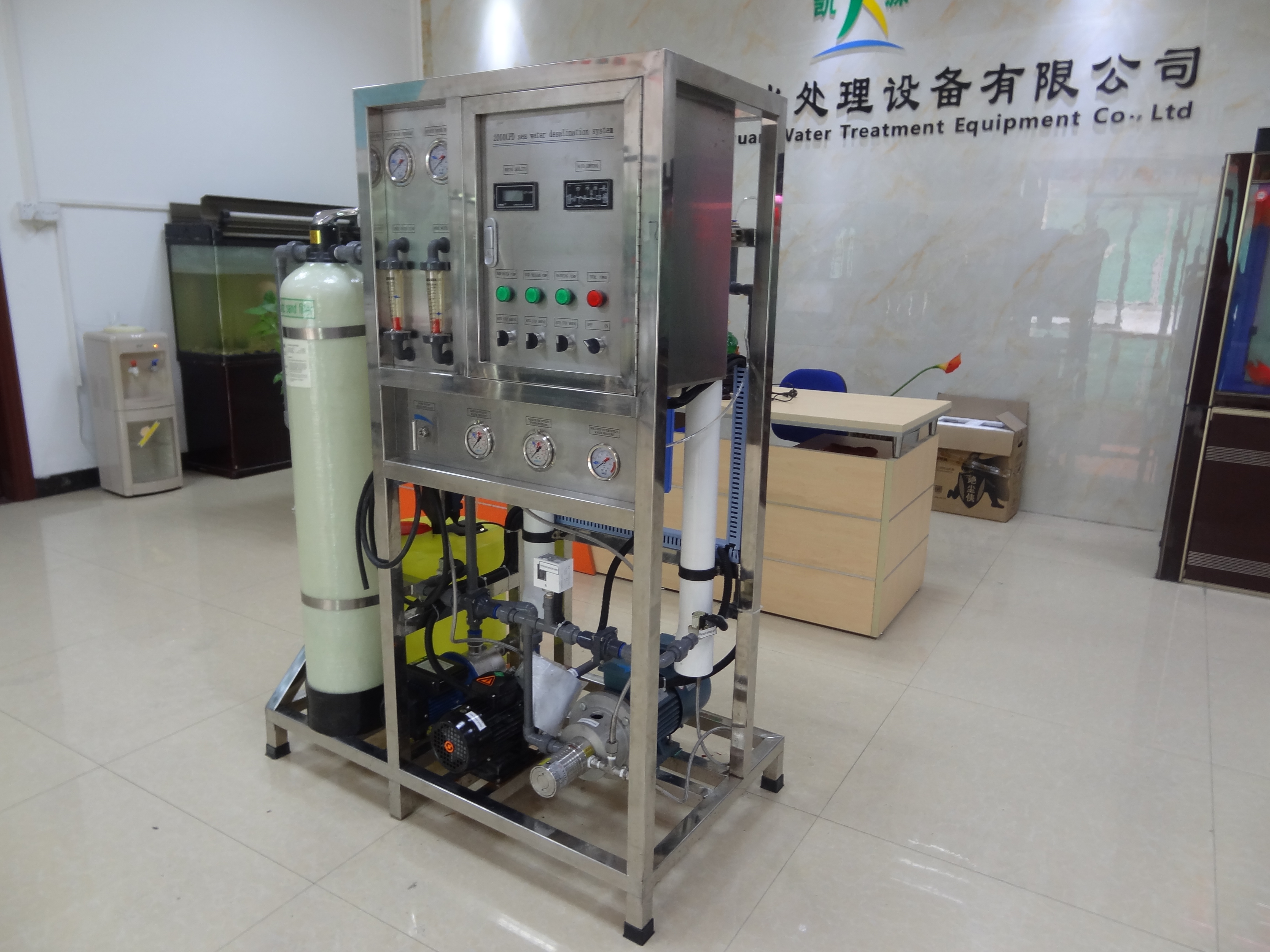 High Salty Seawater Desalination System For Irrigation / Demostic Usage