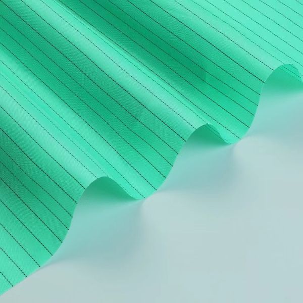 Cleanroom Anti Static ESD Fabrics Polyester Cotton Fabric 100d*100d