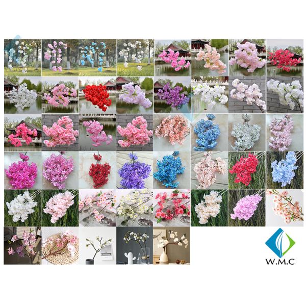 Japanese Cherry Artificial Blossom Tree For Landscape Decoration Long Use Life