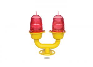 China Flight LED Aviation Obstruction Light ICAO Aviation With Bird Deterrent Spike Lamp on sale