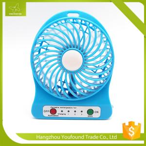 BS-5500 Lithium Battery USB Rechargeable Mini Table Battery Fan