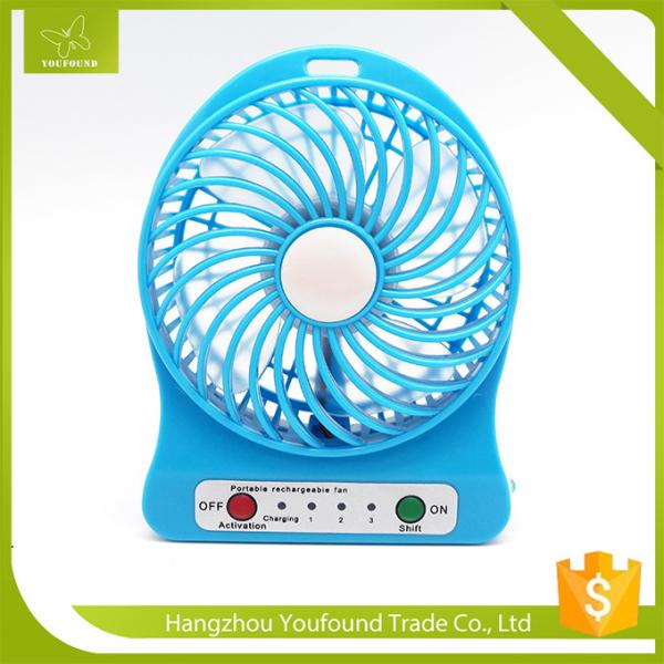 Cheap BS-5500 Lithium Battery USB Rechargeable Mini Table Battery Fan for sale