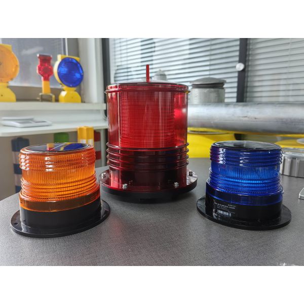 Solar Aviation Obstruction Light Solar Marine Beacon Light Traffic Warning Light