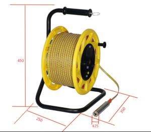 China 15m 30m~500m Portable Cable Ruler Water Level Sensor with Alarm Water level meter Level Measuring Instruments on sale