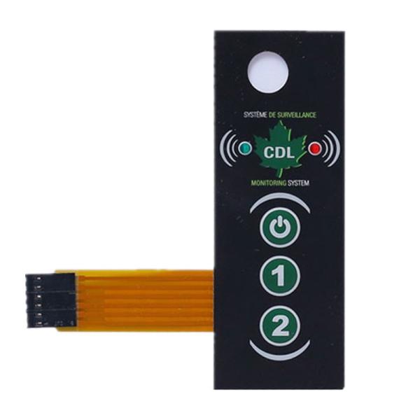 Cheap Embossing Control Switch 4-LEG Metal Dome With Embedded LED for sale