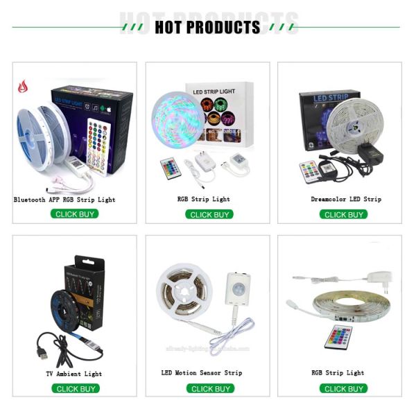 Remote Control Led Strip Light Rgb Ws2812 12v for LANDSCAPE