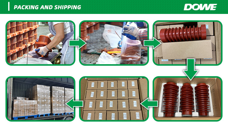 35KV Busbar Standoff Insulators Post Electrical Epoxy Resin Insulation Sensor