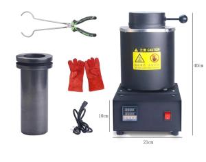 Tooltos Automatic Digital Gold Melting Furnace With LED Display Screen With 1800W Power