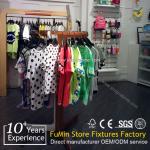 high-end garment display stand design for store design with LED