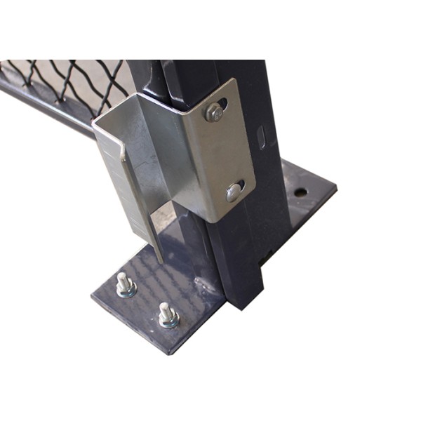 Roofed 3 Sides Wire Mesh Security Partitions Warehouse Cage Systems 20*10 *8