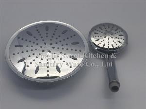 Hot sell Double face Chrome plating round shower head hand shower set overhead shower rain shower kit