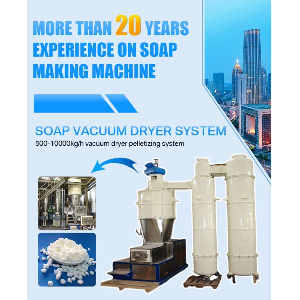 Multifunctional Complete Soap Noodle Making Machine With Vacuum Drying System