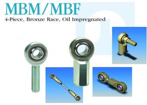 China Bronze Race Stainless Steel Rod Ends MBM / MBF 4-Piece Oil Impregnated on sale