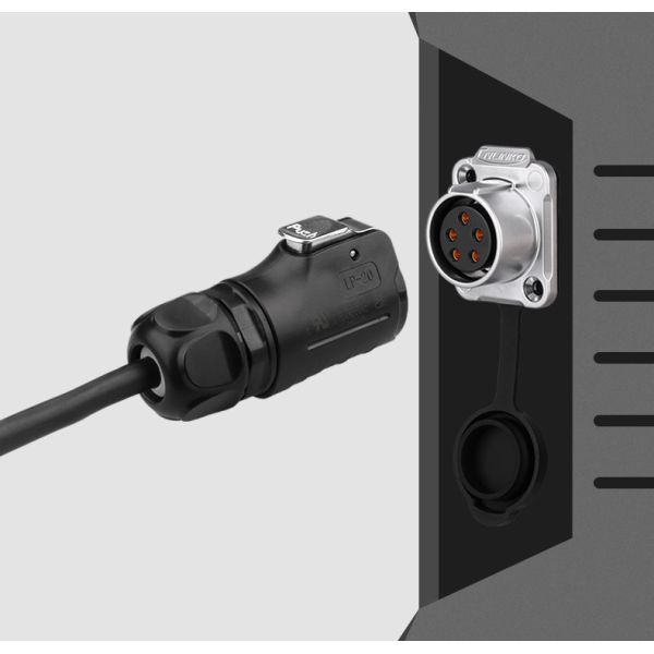 LP20 5pin DC Jack Wiring Connector Waterproof IP65/IP67 Electrical Cable Connector Price Reasonable