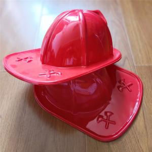 China Red Firefighter Hat on sale
