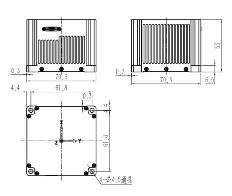 High Accuracy TDF37IMU0 Fiber Optic Inertial Unit Dynamic Measurement Functions