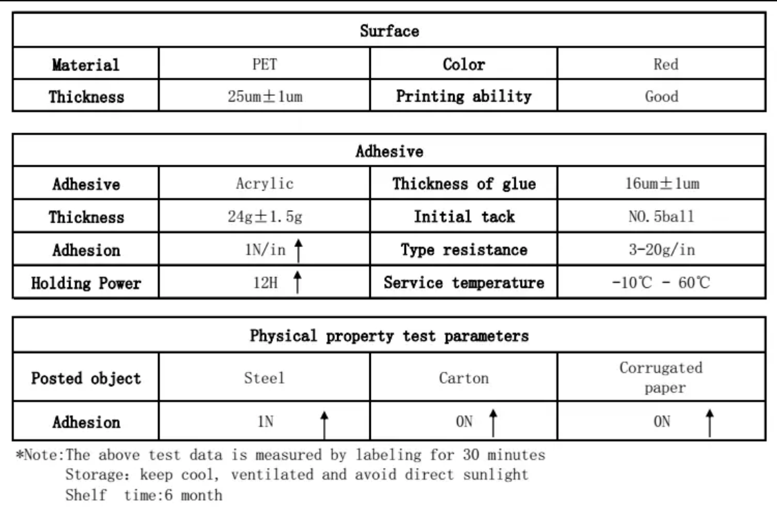 48mm*50m Anti Counterfeiting Security Adhesive Tape