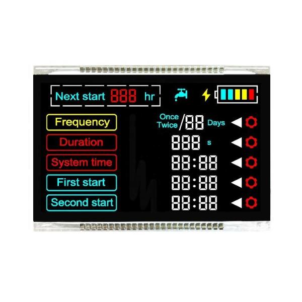 Cheap Monochrome Digit Manufacturer VA LCD Type Segments Custom LCD Display Module for sale