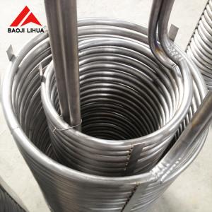 China Spiral Double Titanium Tube Heat Exchangers Coil Evaporator on sale