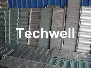 Best Modern Classical Stone Coated Roof Tile Machine Colorful with 0.4mm Al-Zn Plating Panel wholesale