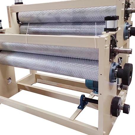 Cheap CE Hand Towel Paper Embossing Machine Steel To Steel Emboss for sale