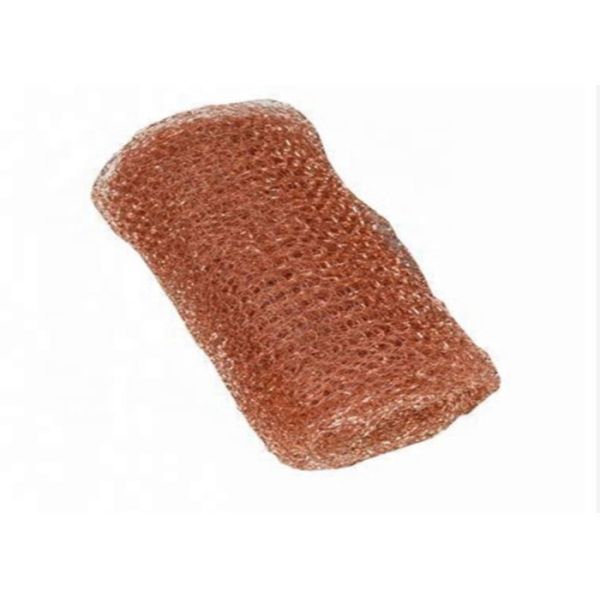 0.23mm 99.9% Copper Knitted Mesh Roll For Distillation Column Packing