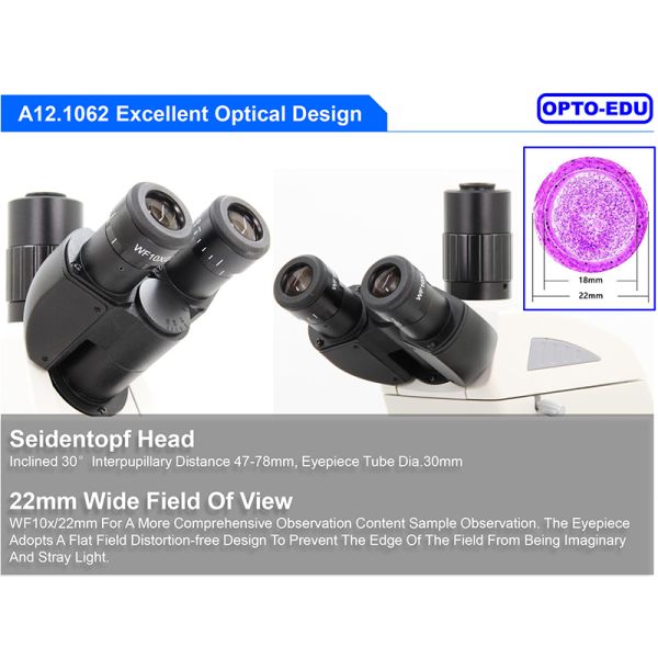 Opto-Edu A12.1062 Binocular Lcd Laboratory Biological Microscope