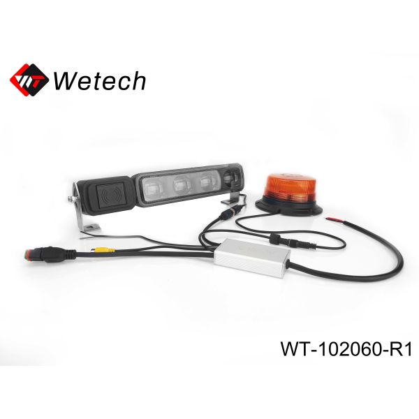 360 Degree Vehicle Forklift AI Panoramic Protection Warning Light View Control