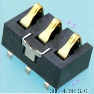 Best BC Battery Connector 3P Micro Usb Pcb Connector Metal Gold Color With White Black House wholesale