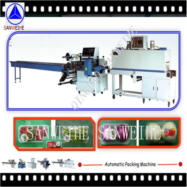 4.7KW 220V Shrink Wrap Packing Machine SWD2000 Pof Shrink Film Machine