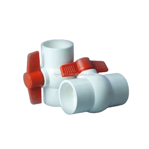 STANDARD Length DIN Standard 1-Inch PVC Compact Ball Valve Moulding Service Free Sample