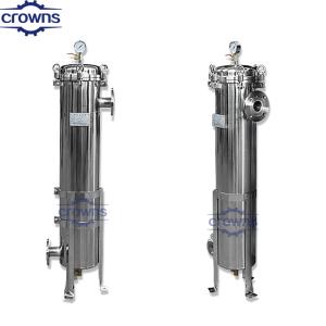Industrial Water Filter Housing Machine Pressure Tank Stainless Steel Water Pump Water Filtration Liquid Bag Filter