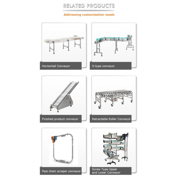 30 45 90 180 Degrees Stainless Steel Conveyor Belt Conveyer Turning Belt Machine For Different Industries