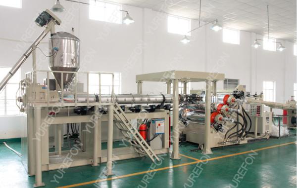 Cheap Automatic Sheet Extruder Production Line With PET Non - Crystallization Extruding System for sale
