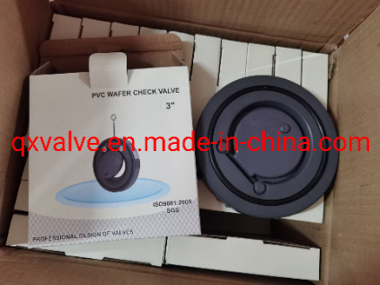 Grey Color Swing Check Valve PVC Double Flange Union Check Valve Plastic Irrigation CPVC Wafer Type Check Valves