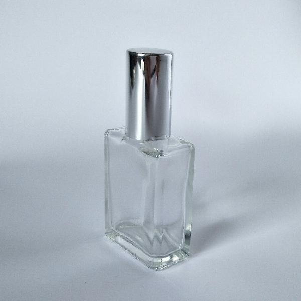 Flat Square Glass Perfume Spray Bottle 15ml Empty Recyclable Filling